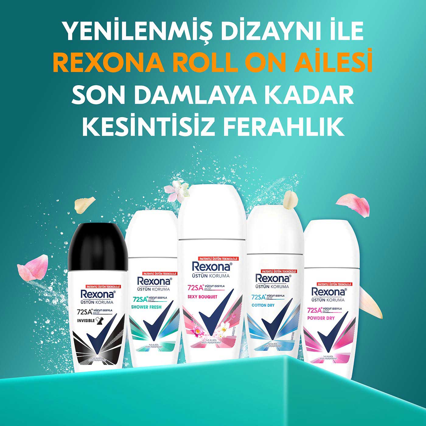 Rexona Kadın Roll-on Deodorant Sexy Bouquet 50 ml