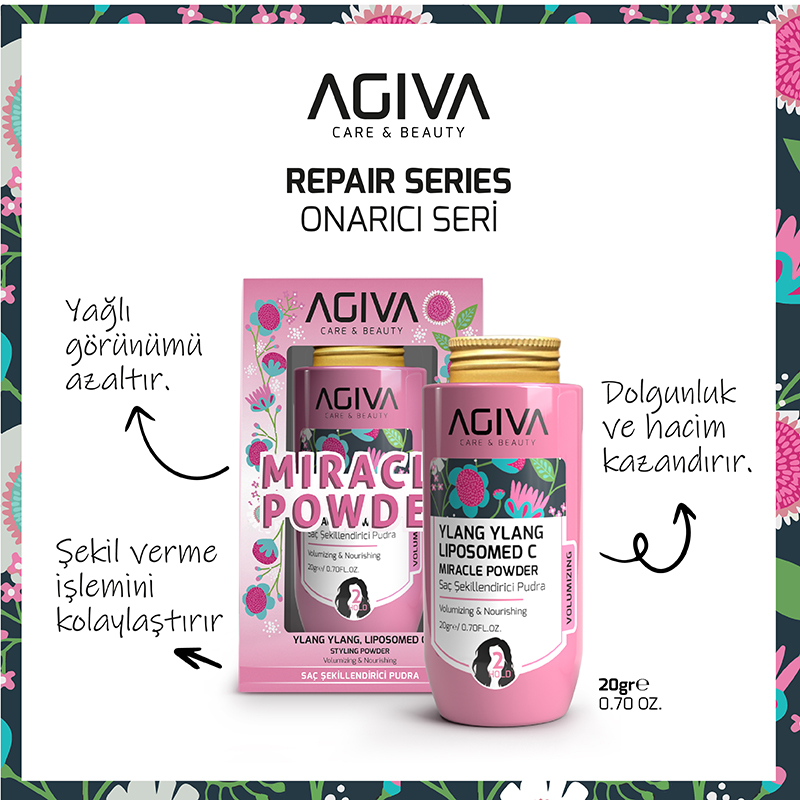 Agiva Saç Pudrası Ylang Ylang Lipozomed C Miracle 20 gr