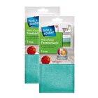 Flink & Sauber Mikrofiber Cam Bezi Tekli, 2'li Set