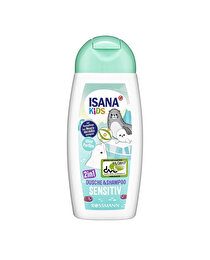 Isana Kids Isana Kids Şampuan ve Duş Jeli 2'si Bir Arada, Çok Hassas Cilt 200 ml