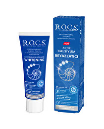 Rocs Rocs Diş Macunu Kalsiyum Beyazlatıcı 75 ml