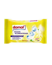 Domol Domol Yüzey Temizleme Mendili Limon Kokulu 50'li