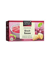 King's Crown Kings Crown Bitki Çayı Kiraz Ve Muz 60 gr 20'li