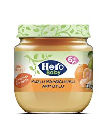 Hero Baby Hero Baby Muzlu Mandalinalı Armutlu Kavanoz Maması 125 gr