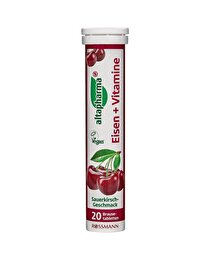 Altapharma Altapharma Demir ve Vitaminler İçeren Takviye Edici Gıda Efervesan Tablet Vişne Aromalı 20 adet