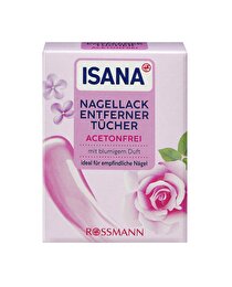Isana Isana Oje Çıkaracı Islak Mendil Asetonsuz 10'lu