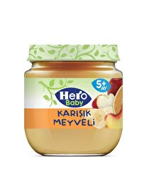 Hero Baby Hero Baby Karışık Meyve Püreli Kavanoz Mama 125g