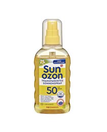 Sunozon Sunozon Transparan Güneş Koruyucu Sprey 50SPF Hassas Cilt 200 ml