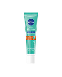 Nivea Nivea Derma Skin Clear Exfoliator Sivilce Karşıtı Gece Arındırıcı Krem 40 ml, Yağlı Cilt