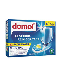 Domol Domol Bulaşık Makinesi Tableti 12 Fonksiyon 3in1 40'lı