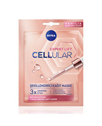 Nivea Nivea Cellular Expert Lift Doğal Retinol Alternatifi Saf Bakuchiol ve Hyaluronik Asit içeren Yüz Kağıt Maske 1 adet