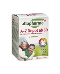 Altapharma Altapharma Multivitamin Tablet Mineral A-Z 50 Yaş 100'lü