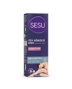 Sesu Sesu Tüy Dökücü Krem Hassas 100 ml
