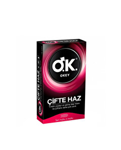 Okey Okey Prezervatif Çifte Haz 10'lu