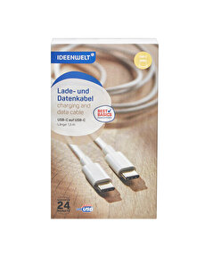 Ideenwelt Ideenwelt Data Aktarımı ve Şarj Kablosu Type C-Type C BSC