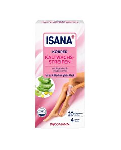 Isana Isana Soğuk Ağda Bandı Aloe Vera Özü ve Üzüm Çekirdeği Yağı 20 adet