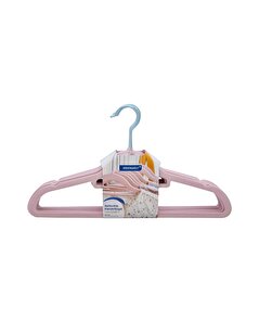 Ideenwelt Ideenwelt Dolgulu Giysi Askısı Pembe 10'lu Set