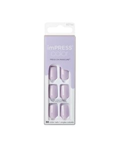 Impress Impress Color Kendinden Yapışkanlı Takma Tırnak Kısa Purplect