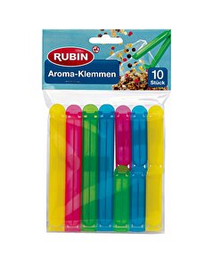 Rubin Rubin Poşet Klipsi Renkli 10 Adet