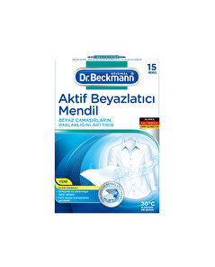 Dr. Beckmann Dr. Beckmann Aktif Beyazlatıcı Mendil 15'li