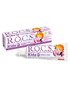 Rocs Rocs Kids Diş Macunu 4-7 Yaş Balon Sakızı Tadında 45 gr