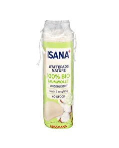 Isana Isana Disk Pamuk Organik Doğal 60'lı