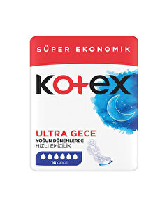 Kotex Kotex Ped Ultra Gece 16'lı