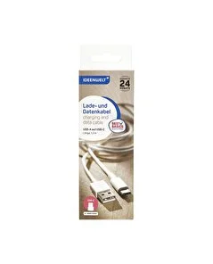 Ideenwelt Ideenwelt Data Aktarımı Ve Şarj Kablosu Usb A-C