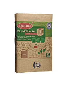 Rubin Rubin Çöp Torbası 10L Organik Atık 10'lu
