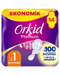 Orkid Orkid Hijyenik Ped Ultra Platinum Eko Normal 14'lü