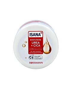 Isana Isana Kavanoz Vücut Kremi %5 Üre ve Cica 400 ml