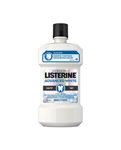Listerine Listerine Ağız Bakım Suyu Advanced White Hafif Tat 500 ml