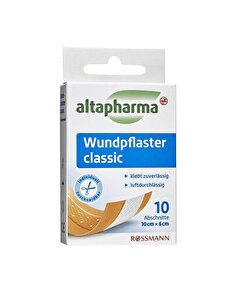 Altapharma Altapharma Klasik Yara Bandı Kesilebilir Boyutta Suya Dayanıklı 10 Adet