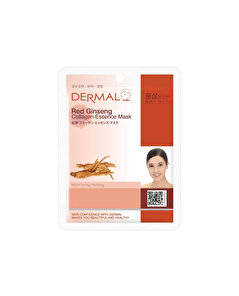Dermal Dermal Kolajen Kağıt Maske Kırmızı Ginseng Özlü