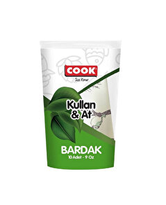 Cook Cook Kağıt Bardak 9 Oz 10 Adet