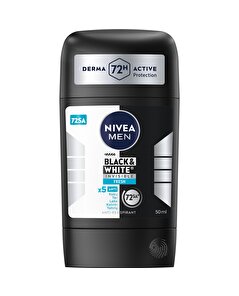 Nivea Men Nivea Men Stick Deodorant Black&White Invisible Fresh 50 ml