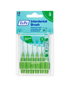 Tepe Tepe Arayüz Fırçası Blister 0.8 mm Yeşil 6'lı