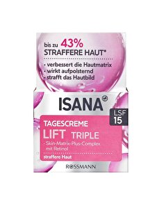 Isana Isana Lift Triple Gündüz Kremi Besleyici ve Sıkılaştırıcı Etki SPF15 50 ml