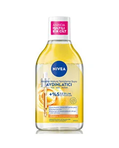 Nivea Nivea Micellar Makyaj Temizleme Suyu Serum İçerikli Aydınlatıcı 400 ml