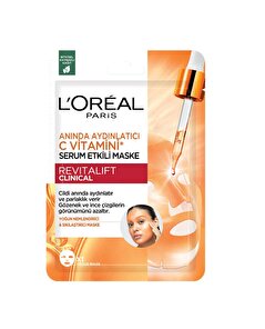 L’Oréal Paris L’Oréal Paris Revitalift Clinical Anında Aydınlatıcı C Vitamini Serum Etkili Maske 26 gr