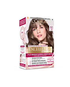 L’Oréal Paris L’Oréal Paris Excellence Creme Saç Boyası Küllü Açık Kahve 6.1