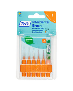 Tepe Tepe Arayüz Fırçası Blister 0.45 mm Turuncu 6'lı