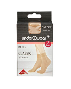 Underwear Underwear Soket Çorap 20 den, Ten Rengi Standart Beden