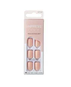 Impress Impress Color Kendinden Yapışkanlı Takma Tırnak Kısa Peevish Pink