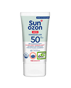 Sunozon Sunozon MED Güneş Koruyucu Yüz Kremi 50SPF 50 ml