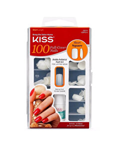 Kiss Kiss Takma Tırnak Kare Uçlu 100PS14 100'lü