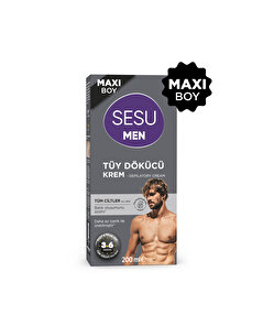 Sesu Sesu Tüy Dökücü Krem for Men 200 ml