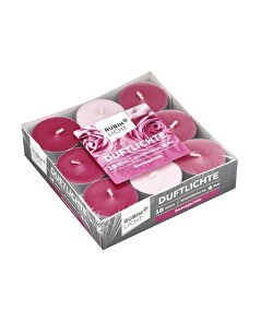 Rubin Licht Rubin Licht Tealight Gül Bahçesi, 18'li