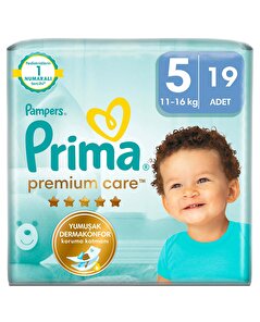 Prima Prima Bebek Bezi Premium Care Eko 5 Junior 19'lu