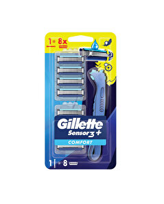 Gilette Gillette Sensor 3 Plus Comfort Tıraş Bıçağı 8'li